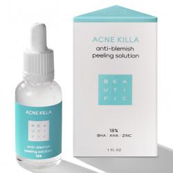 Пилинг-гель для проблемной кожи лица Acne Killa с салициловой кислотой и цинком, 30 мл