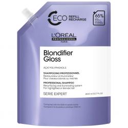 Восстанавливающий шампунь Blondifier Gloss для мелированных и осветленных волос, рефил, 1500 мл