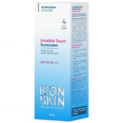Солнцезащитный крем-флюид Invisible Touch SPF30 для жирной и комбинированной проблемной кожи, 50 мл