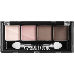 Матовые тени для век Glam Look 4 оттенка, 4 г