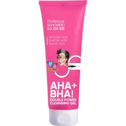 Гель с AHA- и BHA-кислотами для умывания лица Double Power Cleansing Gel 14+, 120 мл