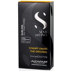 Масло с термозащитой против секущихся волос, придающее блеск Cristalli Liquidi The Original, 15 мл