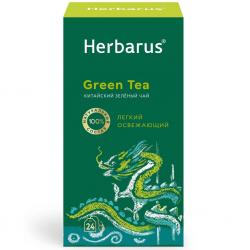 Чай зеленый китайский Green Tea, 24 пакетика х 2 г