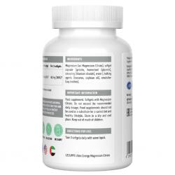 Магния цитрат Magnesium Citrate, 60 мягких капсул