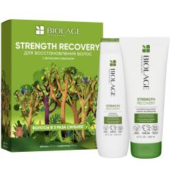 Набор Strength Recovery для восстановления волос: шампунь 250 мл + кондиционер 200 мл
