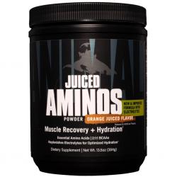 Комплекс аминокислот со вкусом апельсинового сока Universal Nutrition Juiced Aminos Powder, 377 г 