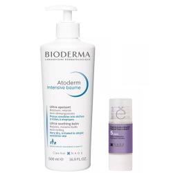 Набор: Bioderma бальзам Atoderm Ultra 500 мл + Etat Pur сыворотка с пептид-4 и про-коллагеном 15 мл