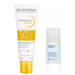Набор: Bioderma солнцезащитный крем Photoderm SPF50 40 мл + Etat Pur сыворотка с витамином Е 15 мл