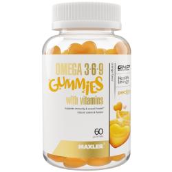 Омега 3-6-9 Gummies с витаминами 4+, 60 жевательных пастилок х 3000 мг Омега 3-6-9 Gummies с витаминами 4+, 60 жевательных пастилок х 3000 мг