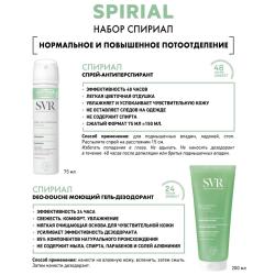 Набор средств при нормальном и повышенном потоотделении