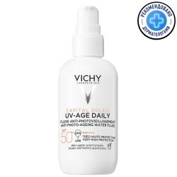 Невесомый солнцезащитный флюид для лица против признаков фотостарения UV-Age Daily SPF 50+, 80 мл