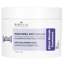 Антижелтая маска для светлых, мелированных и седых волос Silver Blonde, 220 мл