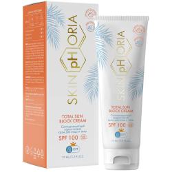 Солнцезащитный водостойкий крем для лица и тела SPF100 Total Sun Block Cream 0+, 75 мл