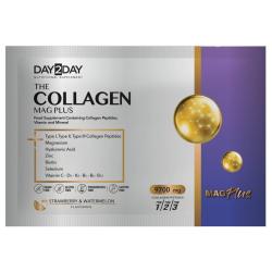 Комплекс Collagen Mag Plus 1000 мг со вкусом клубники и арбуза, 30 саше