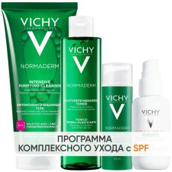 Программа Normaderm комплексный уход: гель 200 мл + лосьон 200 мл + крем  50 мл + флюид SPF50+ 40 мл
