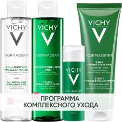 Программа Normaderm комплексный уход: мицеллярный лосьон 200 мл + лосьон для сужения пор 200 мл + крем  50 мл + средство 3в1 125 мл