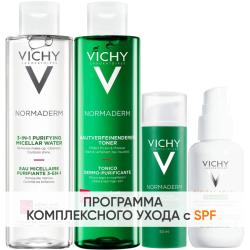 Программа Normaderm комплексный уход: мицеллярный лосьон 200 мл + лосьон для сужения пор 200 мл + крем  50 мл + флюид SPF50+ 40 мл