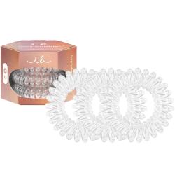 Резинка-браслет для всех типов волос Premium Crystal Clear, 3 шт