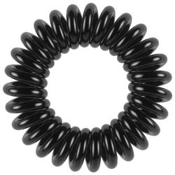 Резинка-браслет для всех типов волос Premium True Black, 3 шт