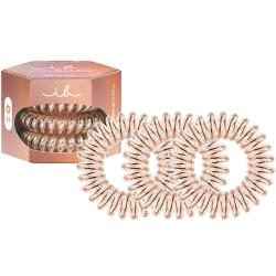 Резинка-браслет для всех типов волос Premium Bronze Me Pretty, 3 шт