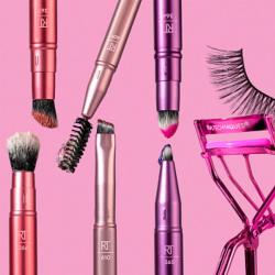 Набор двусторонних кистей для макияжа Double Time Retractable Brush Set