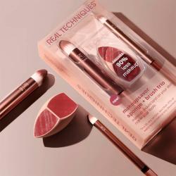 Набор кистей и спонж для макияжа Makeupsaver Sponge + Brush Trio