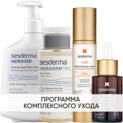 Программа Anti-Age комплексный уход: пенка 300 мл + тоник 200 мл + крем-гель 50 мл + сыворотка 30 мл