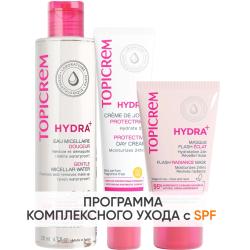 Программа Hydra комплексный уход: мицеллярная вода 200 мл + крем SPF50 40 мл + маска 50 мл