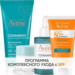 Программа Cleanance комплексный уход: гель 200 мл + аква-гель 50 мл + сыворотка 30 мл + флюид SPF50+ 50 мл