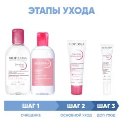 Программа Sensibio комплексный уход: мицеллярная вода 250 мл + лосьон 250 мл + насыщенный крем 40 мл + гель для век 15 мл