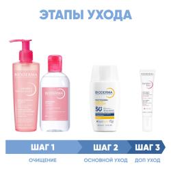 Программа Sensibio комплексный уход: гель 200 мл + лосьон 250 мл + флюид SPF50+ 40 мл + гель для век 15 мл
