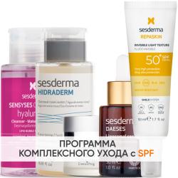 Программа Daeses комплексный уход: лосьон 200 мл + тоник 200 мл + крем 50 мл + сыворотка 30 мл + флюид SPF50 50+ мл