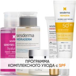 Программа Daeses комплексный уход: лосьон 200 мл + тоник 200 мл + крем 50 мл + крем для век 15 мл + флюид SPF50 50+ мл