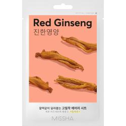 Тканевая маска с экстрактом красного женьшеня Red Ginseng, 19 г