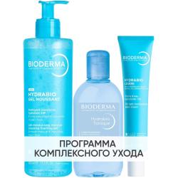 Программа Hydrabio очищение и основной уход: гель 400 мл + лосьон 250 мл + крем 40 мл