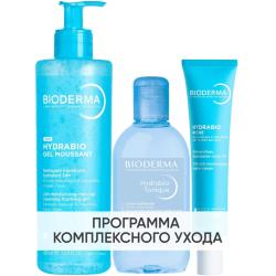 Программа Hydrabio очищение и основной уход: гель 400 мл + лосьон 250 мл + крем 40 мл