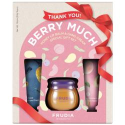 Подарочный набор Thank You! Berry Much: крем для рук 2х30 г + бальзам для губ 10 г 