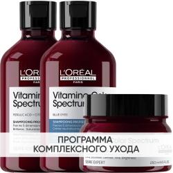 Программа Vitamino Color Spectrum базовый уход для русых волос: шампунь 2х300 мл + маска 250 мл