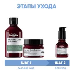 Программа Vitamino Color Spectrum комплексный уход для каштановых/черных волос: шампунь 300 мл + маска 250 мл + сыворотка 50 мл