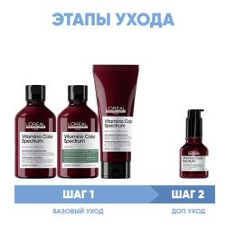 Программа Vitamino Color Spectrum комплексный уход для каштановых/черных волос: шампунь 2х300 мл + кондиционер 200 мл + сыворотка 50 мл