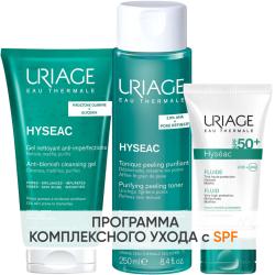 Программа Hyseac очищение и основной уход: гель 150 мл + лосьон 250 мл + эмульсия SPF50 50 мл