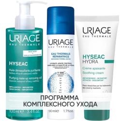 Программа Hyseac очищение и основной уход: масло 100 мл + термальная вода 50 мл + крем 40 мл