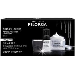Набор Time-Filler (крем 50 мл + очищающий мусс 30 мл + свеча)