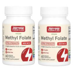 Метилфолат 400 мкг, 2 х 60 капсул