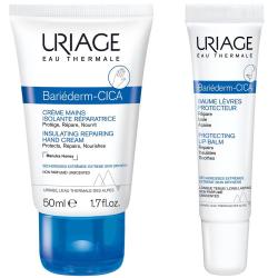 НАБОР БАРЬЕДЕРМ-ЦИКА ИЗОЛИРУЮЩИЙ ВОССТАНАВЛИВАЮЩИЙ КРЕМ ДЛЯ РУК Тюбик 50 мл + БАРЬЕДЕРМ-ЦИКА ЗАЩИЩАЮЩИЙ БАЛЬЗАМ ДЛЯ ГУБ Тюбик 15 мл
