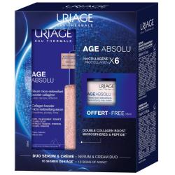 НАБОР ЭЙДЖ АБСОЛЮ УКРЕПЛЯЮЩАЯ СЫВОРОТКА-БУСТЕР 30 мл + ЭЙДЖ АБСОЛЮ ВОССТАНАВЛИВАЮЩИЙ КРЕМ 15 мл