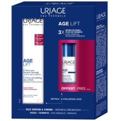 НАБОР ЭЙДЖ ЛИФТ ДНЕВНОЙ РАЗГЛАЖИВАЮЩИЙ УКРЕПЛЯЮЩИЙ КРЕМ 40 мл + ЭЙДЖ ЛИФТ ИНТЕНСИВНАЯ РАЗГЛАЖИВАЮЩАЯ УКРЕПЛЯЮЩАЯ СЫВОРОТКА 10 мл