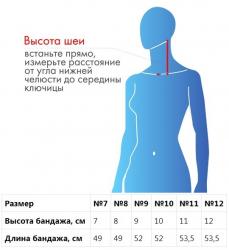 Бандаж для шейного отдела № 9 Бандаж для шейного отдела № 9