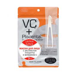 Маска с плацентой и витамином C 7 шт