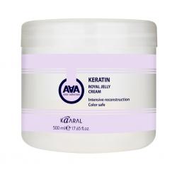 Питательная крем-маска для восстановления окрашенных и химически обработанных волос Royal Jelly Cream, 500 мл